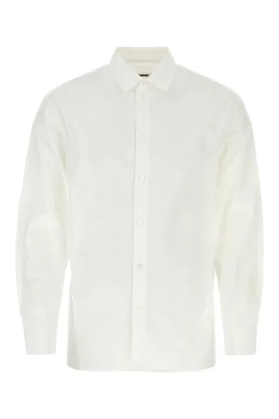 JIL SANDER WHITE POPLIN SHIRT