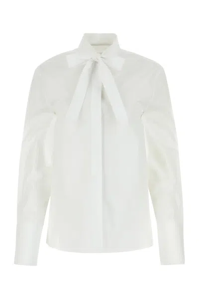JIL SANDER WHITE POPLIN SHIRT