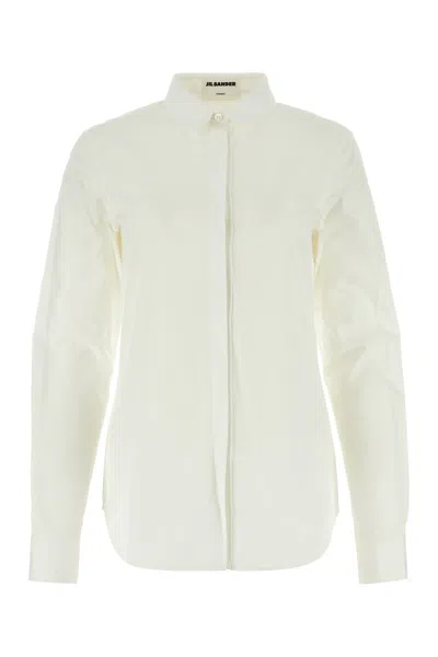 Jil Sander White Poplin Shirt