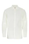 Jil Sander Men White Poplin Shirt