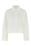 Jil Sander Women White Poplin Shirt