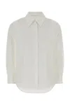 Jil Sander Women White Poplin Shirt In White