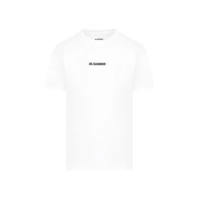 Jil Sander White Porcelain Cotton T-shirt