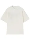Jil Sander Relaxed-fit White Cotton T-shirt In White