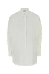 Jil Sander Poplin Button-front Shirt In White
