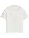 Jil Sander White Short-sleeved T-shirt With Logo  In White
