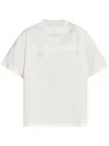 Jil Sander White Short-sleeved T-shirt With Logo  In White