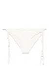 Jil Sander Tangle Bikini Bottoms In White