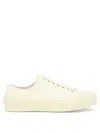 Jil Sander White Sneakers With Breathable Cotton Upper In Neutral