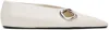 Jil Sander White Square Toe Ballerina Flats In 281 White Stone
