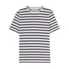 Jil Sander Embroidered Cotton T-shirt In Neutral