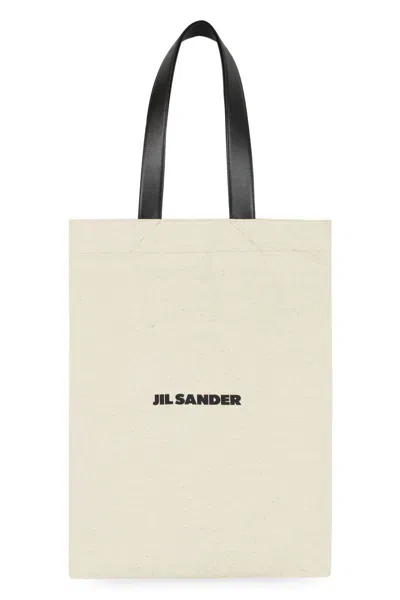 JIL SANDER JIL SANDER CANVAS TOTE BAG
