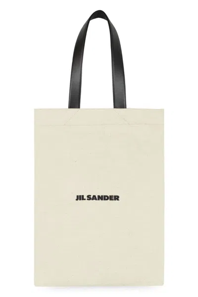 JIL SANDER JIL SANDER CANVAS TOTE BAG