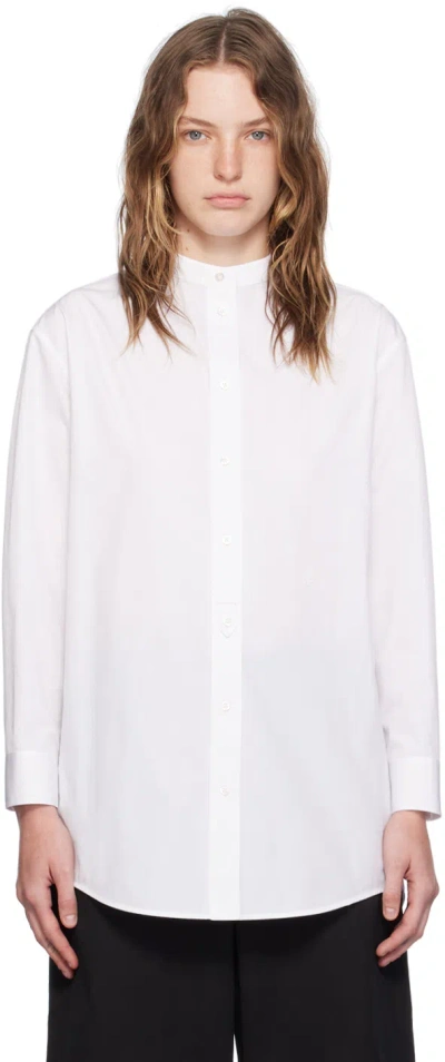 Jil Sander White Wednesday Shirt In 100 Optic White