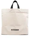 Jil Sander Man Handbag Ivory Size - Textile Fibers, Soft Leather In White