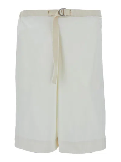 Jil Sander Shorts In White