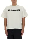 Jil Sander Logo T-shirt By . The Brand Presents A Minimalist Style That Is Appreciated Wor