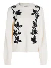 Jil Sander Embroidered Wool Jumper