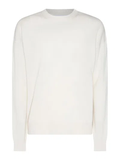 Jil Sander Sweater In White