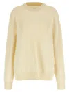 Jil Sander Wool Sweater Sweaters And Cardigans White In Nude