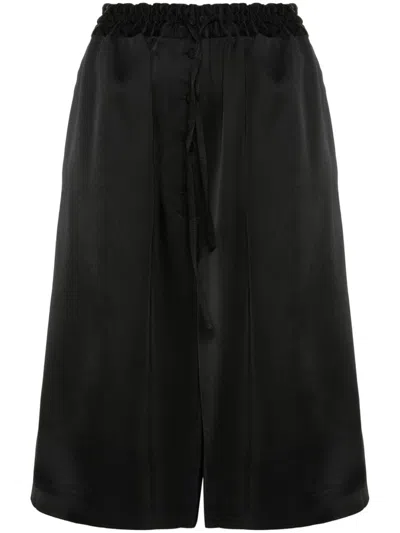 JIL SANDER JIL SANDER WIDE LEG BERMUDA SHORTS