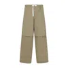 Jil Sander Beige Water-repellent Cotton Pants In Neutral