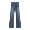 Jil Sander Canard Blue Cotton Trouser 18 Denim Jeans In Blue