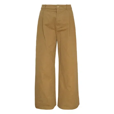 Jil Sander Wide Leg Cotton Trousers
