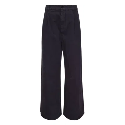 Jil Sander Wide Leg Cotton Trousers