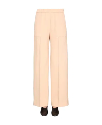 JIL SANDER JIL SANDER ELASTICATED WAIST WIDE LEG PANTS