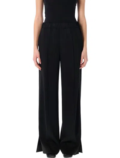 Jil Sander Wide-leg Fluid Pant With Relaxed Fit In Black