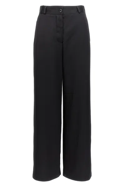 Jil Sander Wide Leg Pants In Black