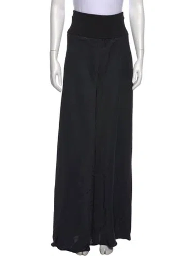 Pre-owned Jil Sander Wide Leg Pants In Black
