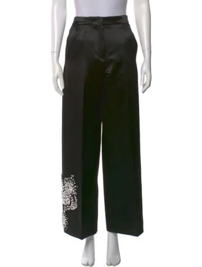 Pre-owned Jil Sander Wide Leg Pants In Black