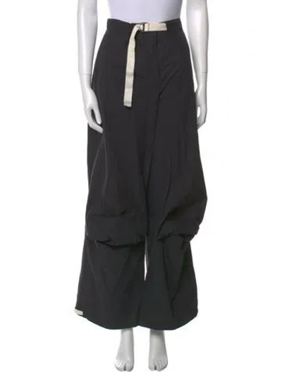 Pre-owned Jil Sander Wide Leg Pants In Black