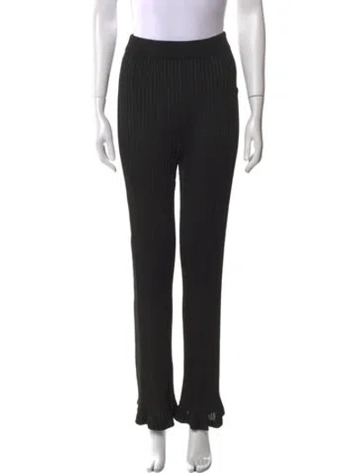 Pre-owned Jil Sander Wide Leg Pants In Black
