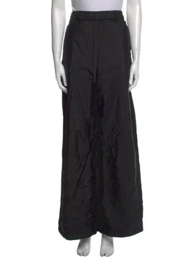 Pre-owned Jil Sander Wide Leg Pants In Black