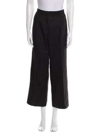 Pre-owned Jil Sander Wide Leg Pants In Black
