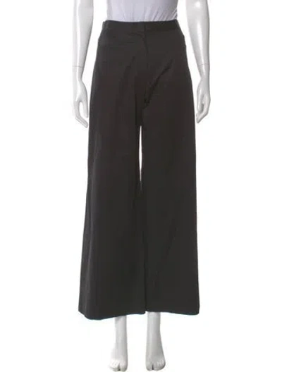 Pre-owned Jil Sander Wide Leg Pants In Black