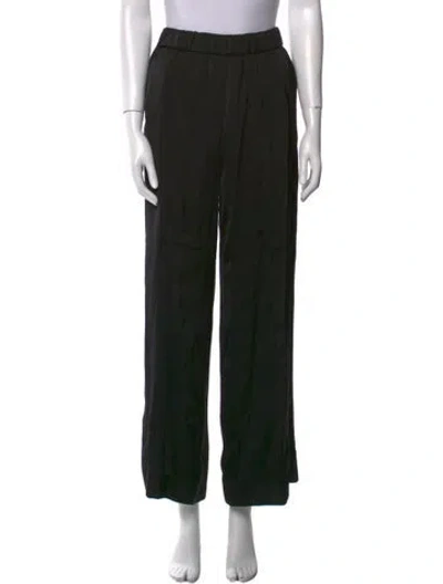Pre-owned Jil Sander Wide Leg Pants In Black