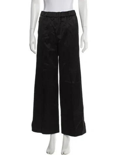 Pre-owned Jil Sander Wide Leg Pants In Black
