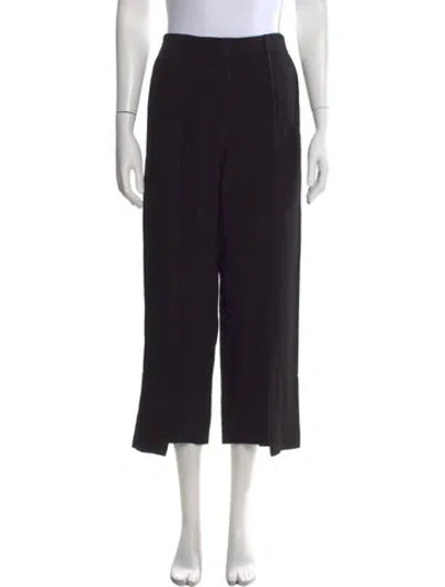 Pre-owned Jil Sander Wide Leg Pants In Black