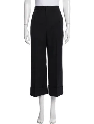 Pre-owned Jil Sander Wide Leg Pants In Black