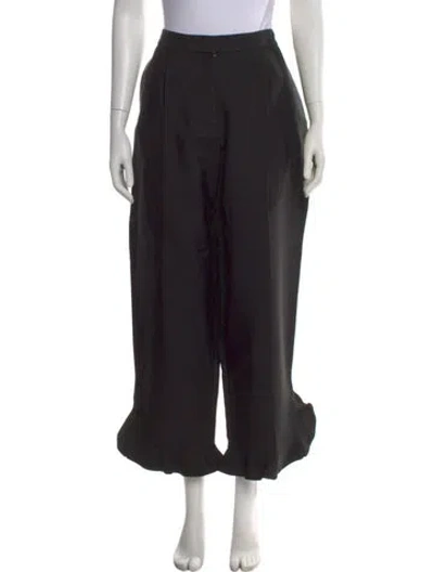 Pre-owned Jil Sander Wide Leg Pants In Black