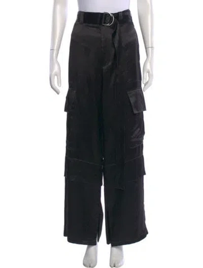 Pre-owned Jil Sander Wide Leg Pants In Black