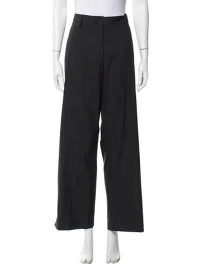 Pre-owned Jil Sander Wide Leg Pants In Black
