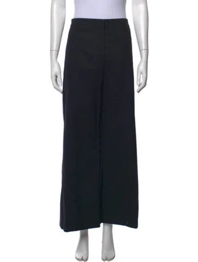 Pre-owned Jil Sander Wide Leg Pants In Black
