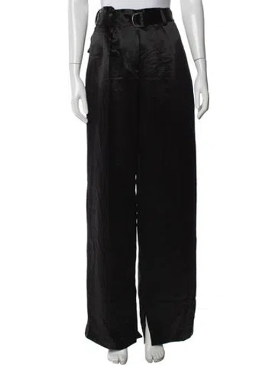 Pre-owned Jil Sander Wide Leg Pants In Black
