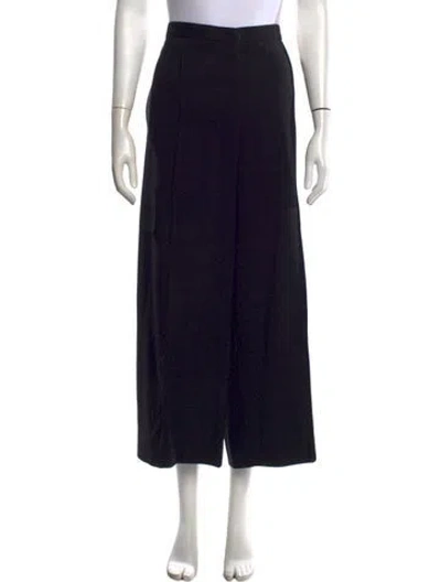 Pre-owned Jil Sander Wide Leg Pants In Black