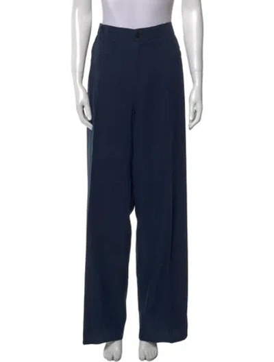 Pre-owned Jil Sander Wide Leg Pants In Blue
